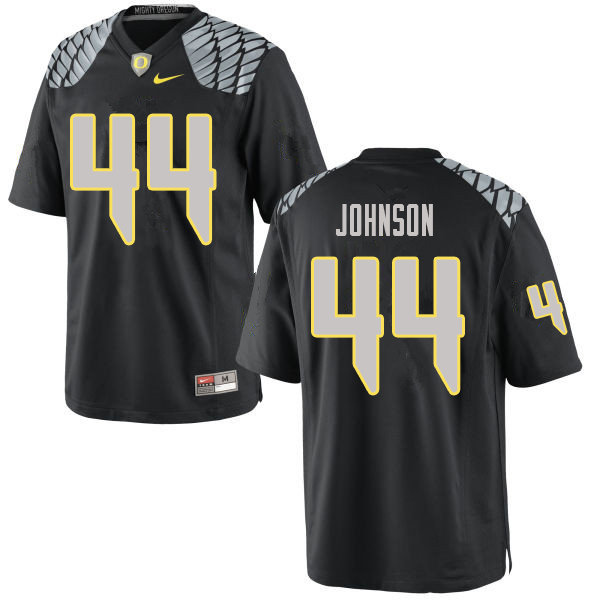 Men #44 D.J. Johnson Oregn Ducks College Football Jerseys Sale-Black